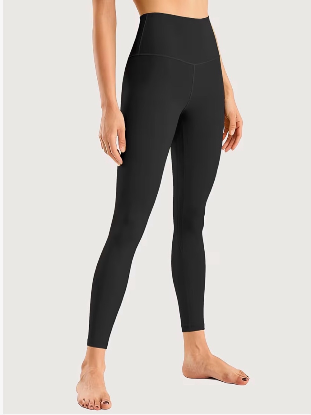 Black High Waist Leggings | Chic Edgy Athleisure Stretch Pants 1X